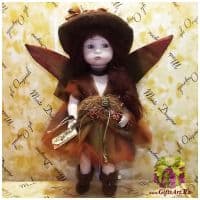 Итальянская кукла Фея Осень Montedragone Fata 4 Stagioni Autunno. Высота 26 см. Италия