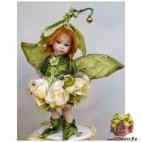 Итальянская кукла Montedragone Magnolia B Магнолия Б. 21 см. Ручная работа