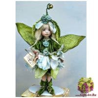 Итальянская кукла Montedragone Magnolia C Магнолия Ц. 21 см. Ручная работа