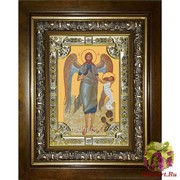 Икона освященная &quot;Иоанн Предтеча Креститель Господень (Иван)&quot;, 18x24 см, со стразами, в деревянном киоте 24x30 см, 24x30 см