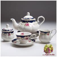 Чайный сервиз Кэтрин 6 персон 15 предметов. Фарфор