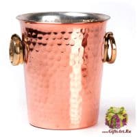 Ведро медное для льда. Медная посуда Marque Deposee. Тунис
