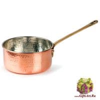 Ковш сотейник медный диаметр 14,5 см. Медная посуда Marque Deposee. Тунис