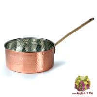 Ковш сотейник медный диаметр 23 см. Медная посуда Marque Deposee. Тунис