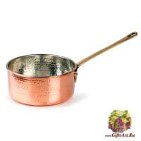 Ковш сотейник медный диаметр 16 см. Медная посуда Marque Deposee. Тунис