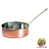 Ковш сотейник медный диаметр 22 см. Медная посуда Marque Deposee. Тунис