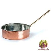 Ковш сотейник медный диаметр 27 см. Медная посуда Marque Deposee. Тунис