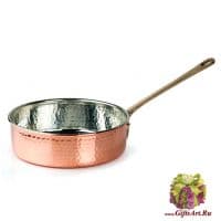 Ковш сотейник медный диаметр 21 см. Медная посуда Marque Deposee. Тунис