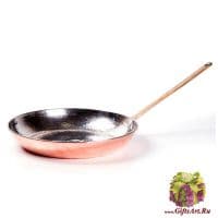 Сковорода медная диаметр 27 см. Медная посуда Marque Deposee. Тунис