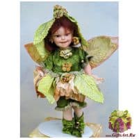 Итальянская кукла Montedragone Magnolia A Магнолия А. 21 см. Ручная работа