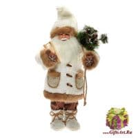 Санта Клаус с мешком подарков и санками. Подсветка. Высота 62 см RF-Collection Германия