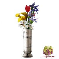 Ваза из олова. Коллекция Piemonte. Высота 17 см. Cosi Tabellini Италия