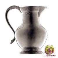 Кувшин. Ваза из олова. Коллекция Giotto. 1,6 литра, 21 см. Cosi Tabellini Италия
