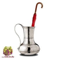 Кувшин. Ваза напольная для зонтов и цветов из олова. Коллекция Umbra. 43 см. Cosi Tabellini Италия