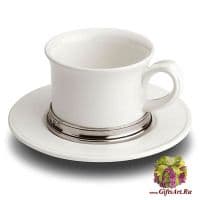 Чайная пара Convivio. Керамика и олово. 300 мл. Cosi Tabellini Италия