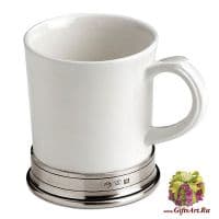 Кружка Convivio. Керамика и олово. 400 мл. 10,5 см. Cosi Tabellini Италия