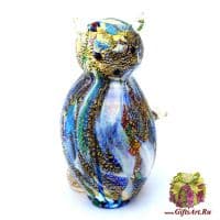 Котёнок Муранское стекло. Серия Весёлый зоопарк. Италия. Высота 9 см