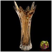 Ваза цветное стекло Высота 40 см 152826901 Ручная работа Чехия