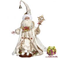 Коллекционный Санта Клаус Snow Bells. Лимитированная дизайнерская серия. Высота 63 см. США