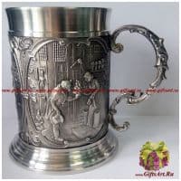 Кружка для пива оловянная Влюблённые. Без крышки. 0,6 л. Австрия Artina