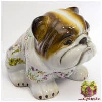 Статуэтка Собака символ года 2018. Коллекция Бульдоги. Высота 25 см
