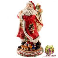 Ваза Дед мороз с подарками. Керамика. Высота 42 см