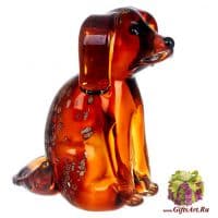 Венеция собака. Стеклянная фигурка в стиле Мурано. Высота 20 см