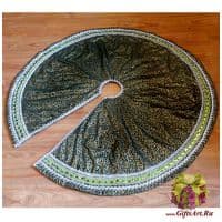 Юбка-коврик под ёлку Сказочный лес 2. Диаметр 110 см