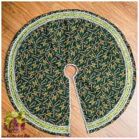 Юбка-коврик под ёлку. Новогодние сладости. Диаметр 100 см