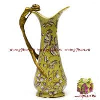 Кувшин. Фарфор и бронза. Декор Исфахан. Ручная работа. Высота 23 см