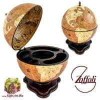 Глобус-бар кабинетный настольный Высота 50 см Италия