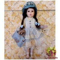 Итальянская фарфоровая кукла Montedragone Ilaria Илария. 38 см. Лимит 50 шт. Ручная работа