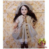 Итальянская фарфоровая кукла Montedragone Caterina Катерина. 40 см. Ручная работа