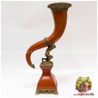 Ваза Рог изобилия. Фарфор и бронза. Ручная работа. Высота 73 см