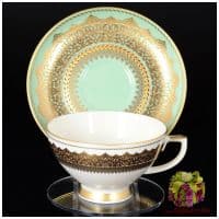 Чайный набор AS Gold на 6 персон 12 предметов. Фарфор. Германия