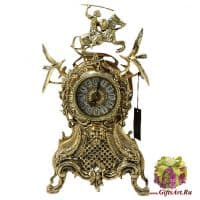 Каминные часы из бронзы Ода Победе 45 см. LB10072. Португалия