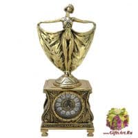 Каминные часы из бронзы Терпсихора 39 см. LB65072. Португалия