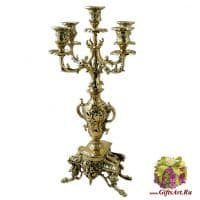 Канделябр из бронзы Валенса 49 см. LB46041. Португалия