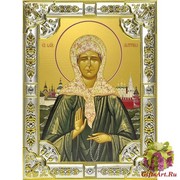 Икона освященная &quot;Матрона Московская блаженная&quot;, 18x24 см, со стразами