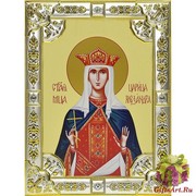 Икона освященная &quot;Александра Римская мученица&quot;, 18x24 см, со стразами