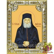 Икона освященная &quot;Паисий святогорец преподобный&quot;, 18x24 см со стразами, 18x24 см
