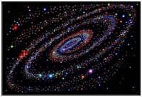 Картина со стразами Звёздный вихрь