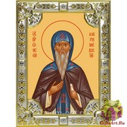 Икона освященная &quot;Елисей Лавришевский преподобный&quot;, 18x24 см со стразами, 18x24 см