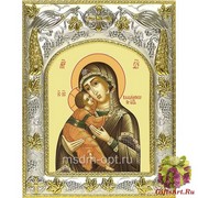 Икона освященная &quot;Владимирская икона Божией Матери&quot;, 14x18 см