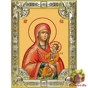 Икона освященная &quot;Лиддская икона Божией Матери&quot;, 18x24 см, со стразами