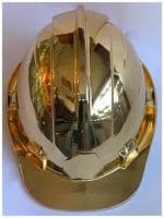 Каска металл. Подарок для строителей, пожарных, нефтяников, газовиков.