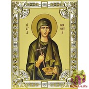 Икона освященная &quot;Параскева Римская&quot;, 18x24 см, со стразами