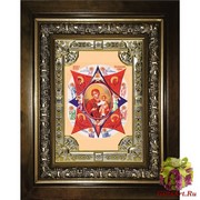 Неопалимая Купина икона Божией Матери в киоте 24х30 см, 24x30 см