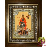 Икона освященная &quot;Даниил пророк&quot;, 18x24 см, со стразами, в деревянном киоте 24x30 см, см