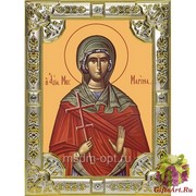 Икона освященная &quot;Марина великомученица&quot;, 18x24 см, со стразами